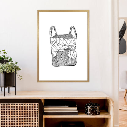 Plastic Bag Art Print by Carissa Tanton A1 Print Only