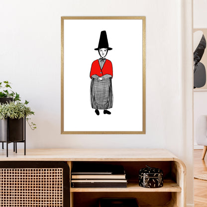 Welsh Lady Art Print by Carissa Tanton A1 Print Only