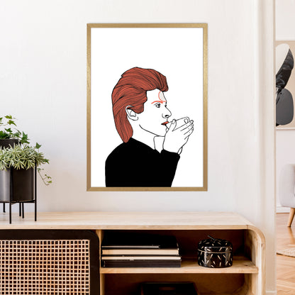 Bowie Tea Art Print by Carissa Tanton A1 Print Only