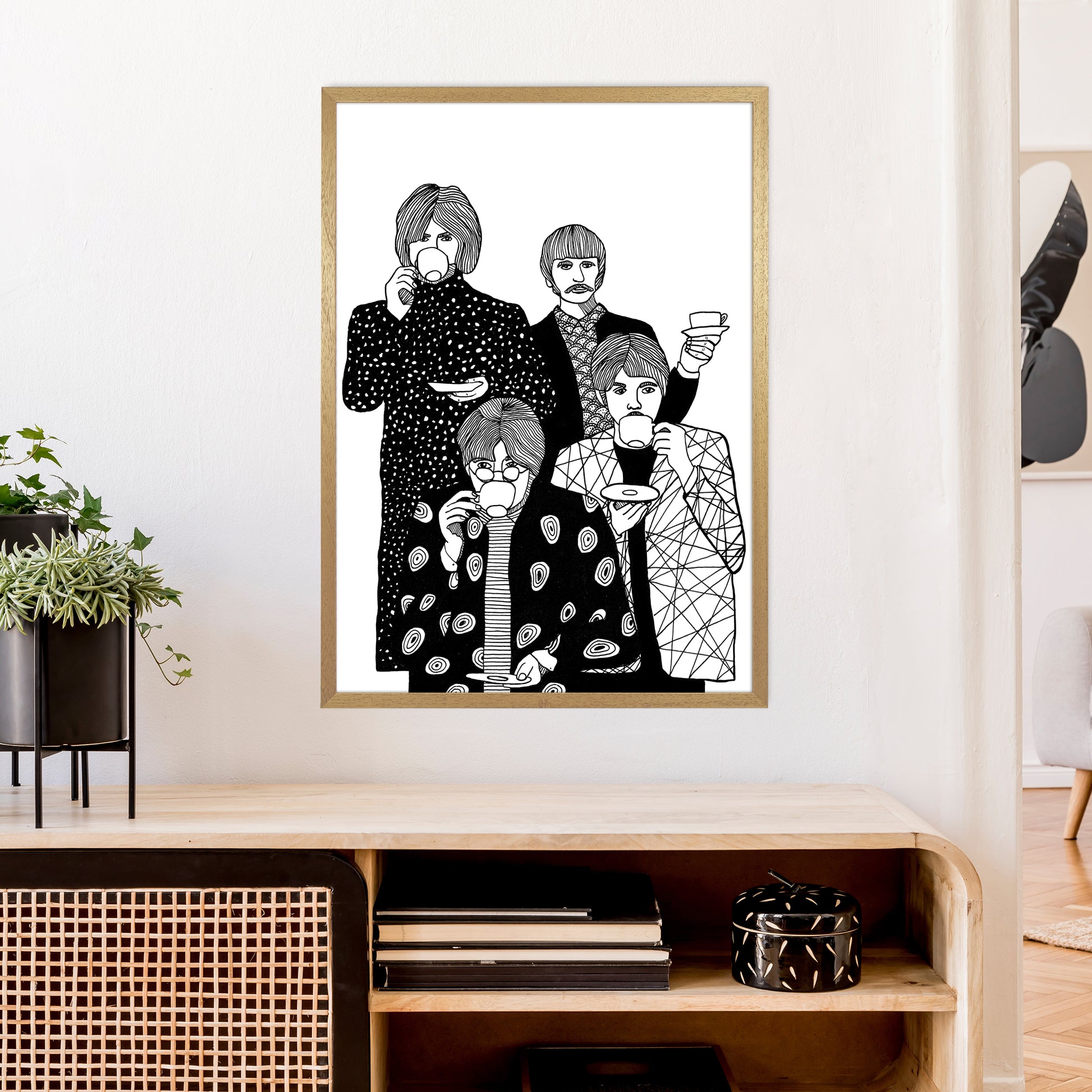 X Beatles Art Print by Carissa Tanton A1 Print Only