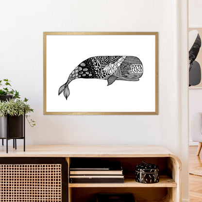 Whale Art Print by Carissa Tanton A1 Print Only