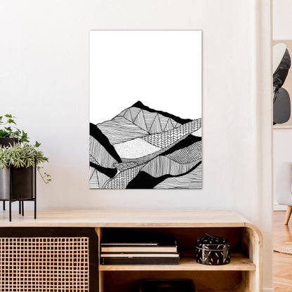New Snowdon Portrait Art Print by Carissa Tanton A1 Black Frame