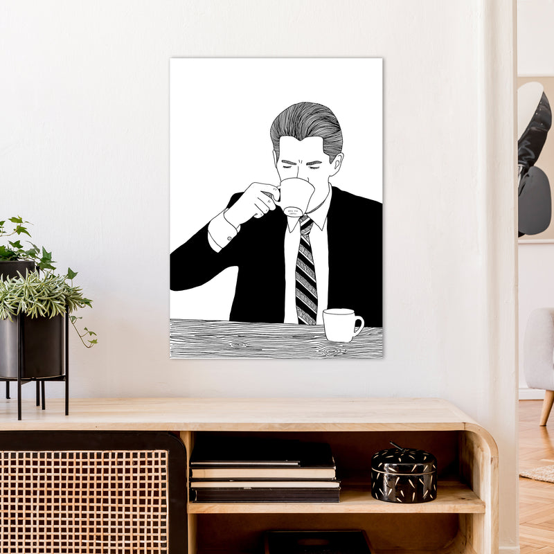 Agent Cooper Art Print by Carissa Tanton A1 Black Frame