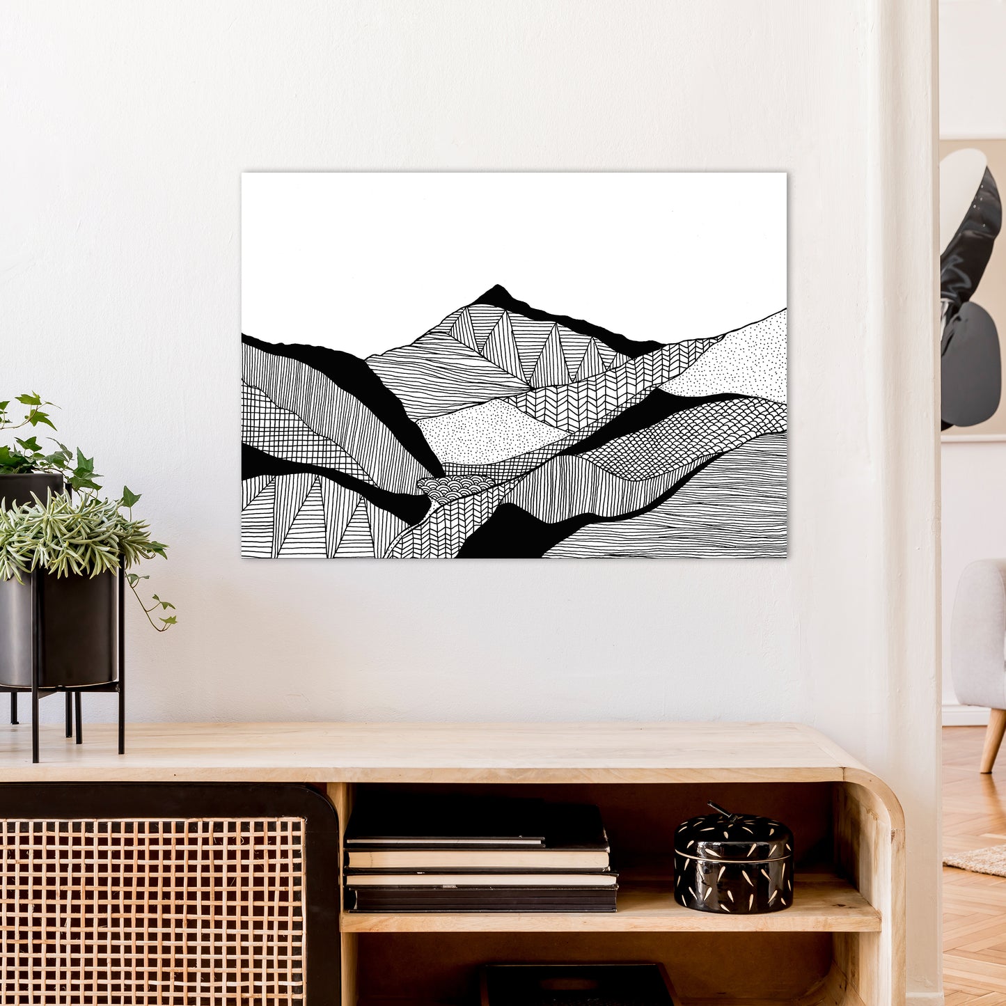 New Snowdon Art Print by Carissa Tanton A1 Black Frame