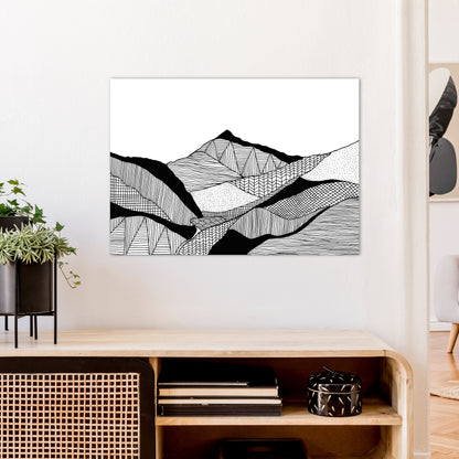 New Snowdon Art Print by Carissa Tanton A1 Black Frame