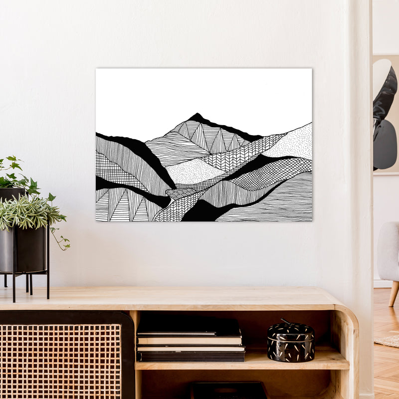 New Snowdon Art Print by Carissa Tanton A1 Black Frame