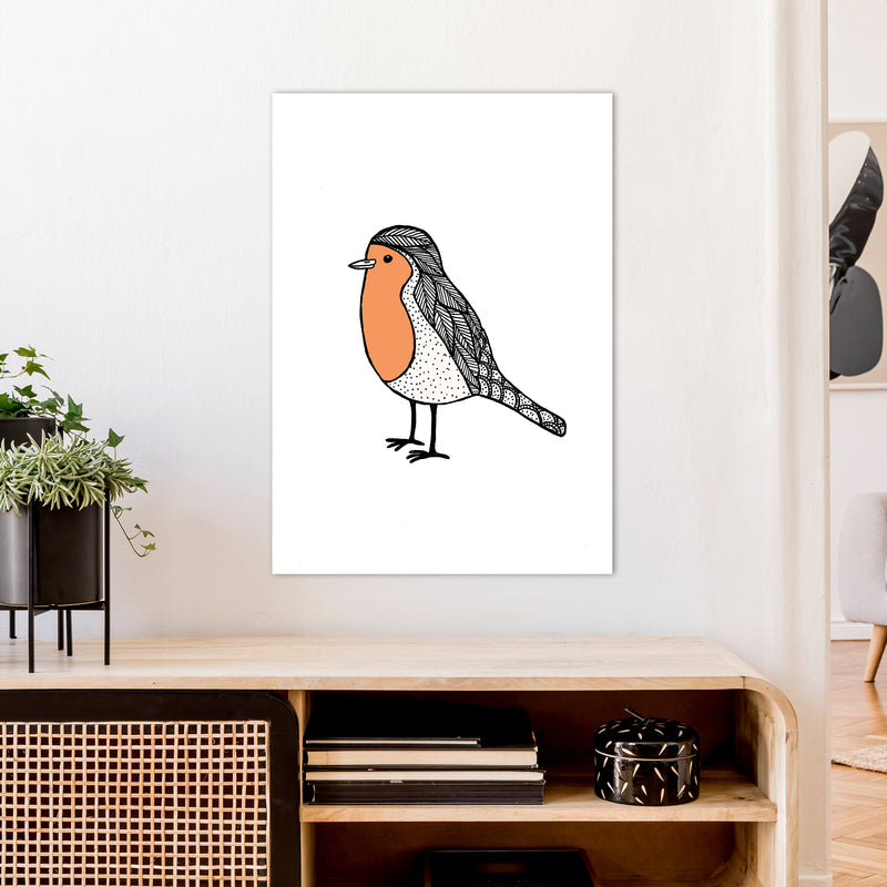 Robin Final Art Print by Carissa Tanton A1 Black Frame