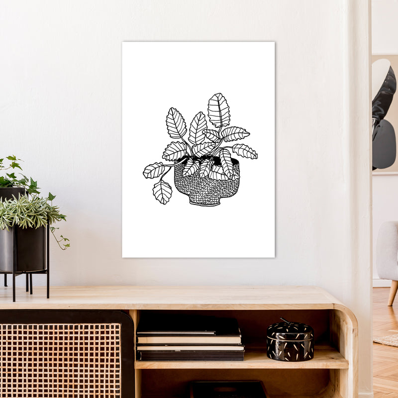 Peppermint Art Print by Carissa Tanton A1 Black Frame