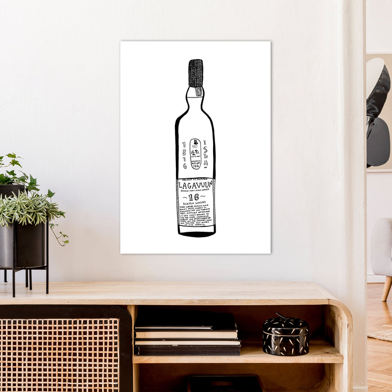 Lagavulin Art Print by Carissa Tanton A1 Black Frame