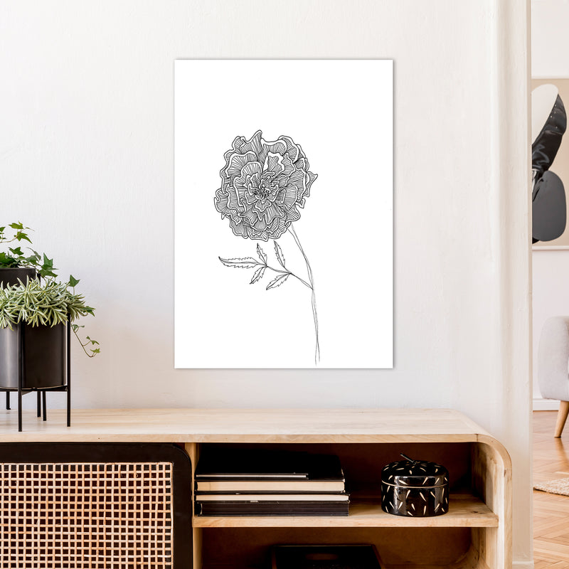 Marigold Art Print by Carissa Tanton A1 Black Frame