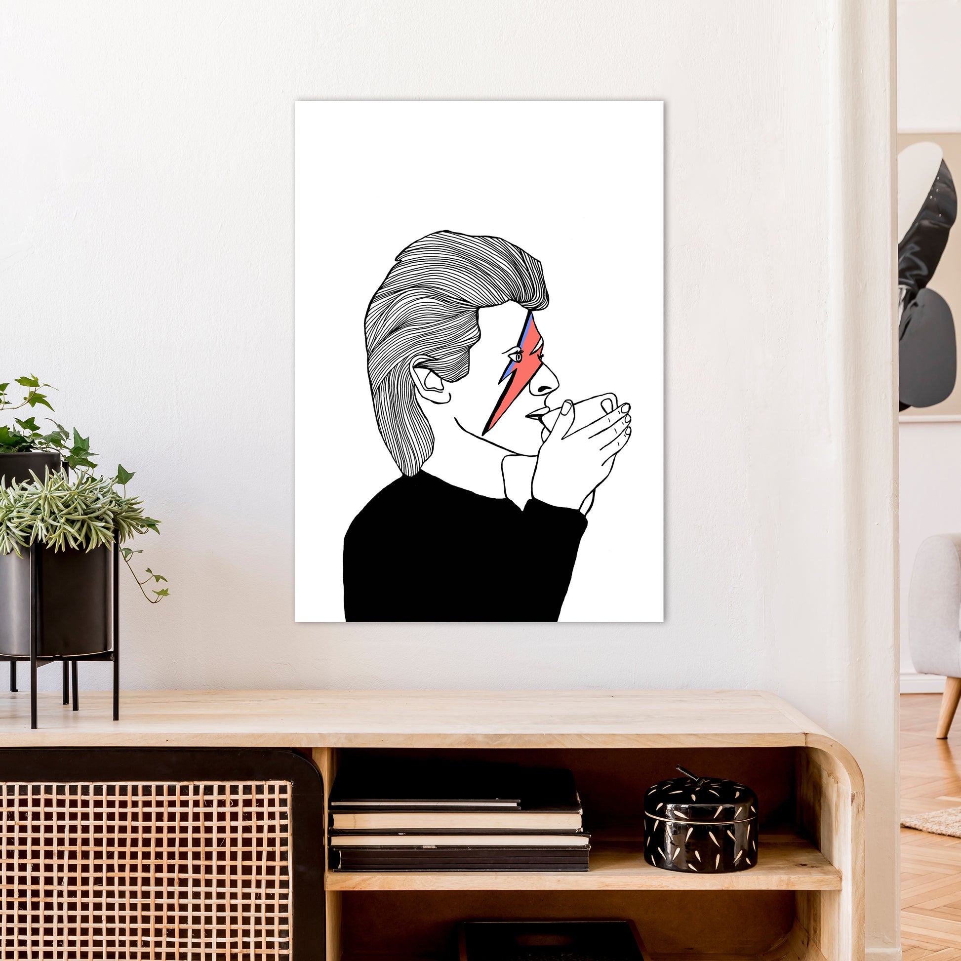 xziggy Art Print by Carissa Tanton A1 Black Frame