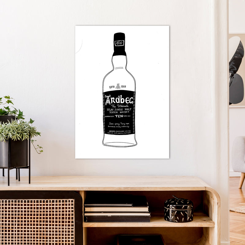 Ardbeg Art Print by Carissa Tanton A1 Black Frame