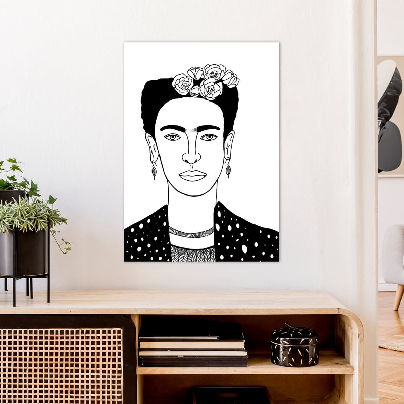 Frida Art Print by Carissa Tanton A1 Black Frame