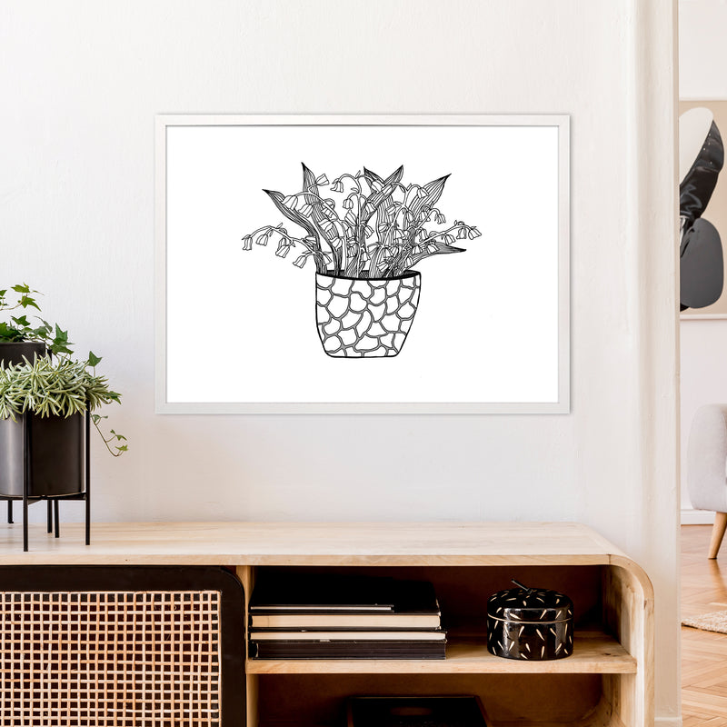 Lily of the Valley Art Print by Carissa Tanton A1 Oak Frame