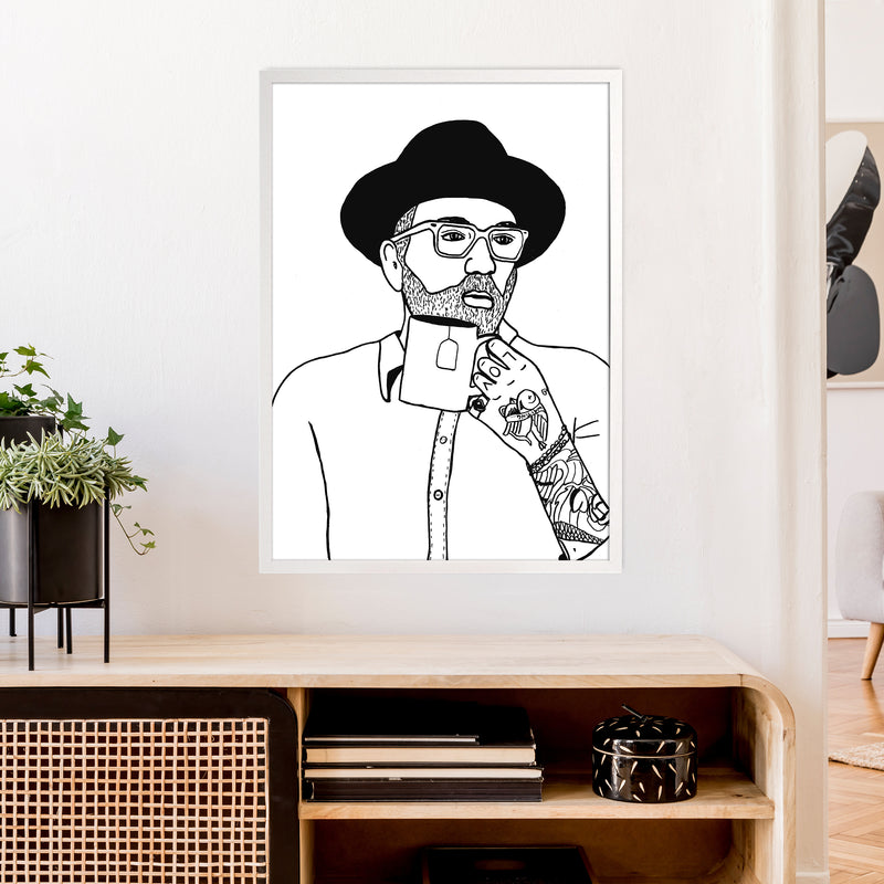 Dallas Green Art Print by Carissa Tanton A1 Oak Frame