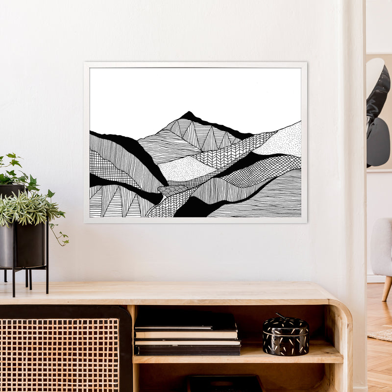 New Snowdon Art Print by Carissa Tanton A1 Oak Frame