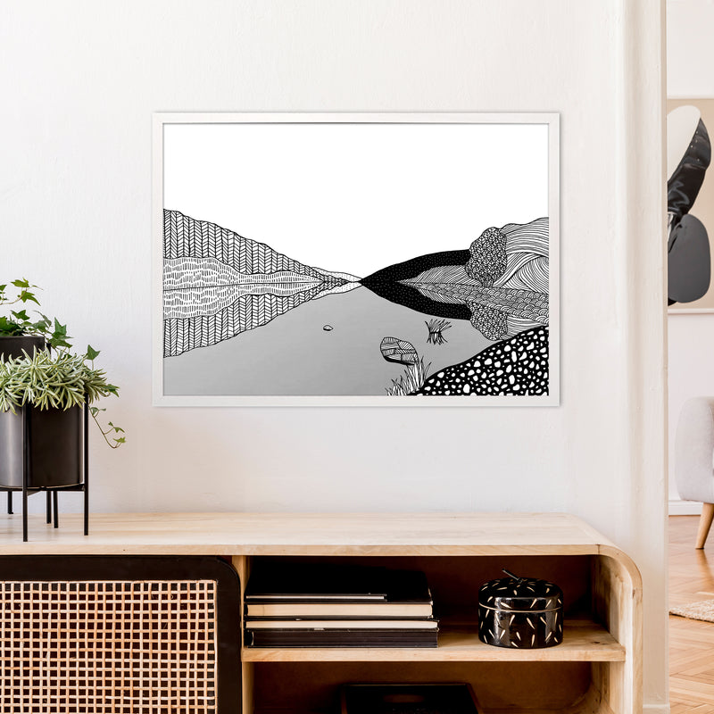 Geirionydd Art Print by Carissa Tanton A1 Oak Frame