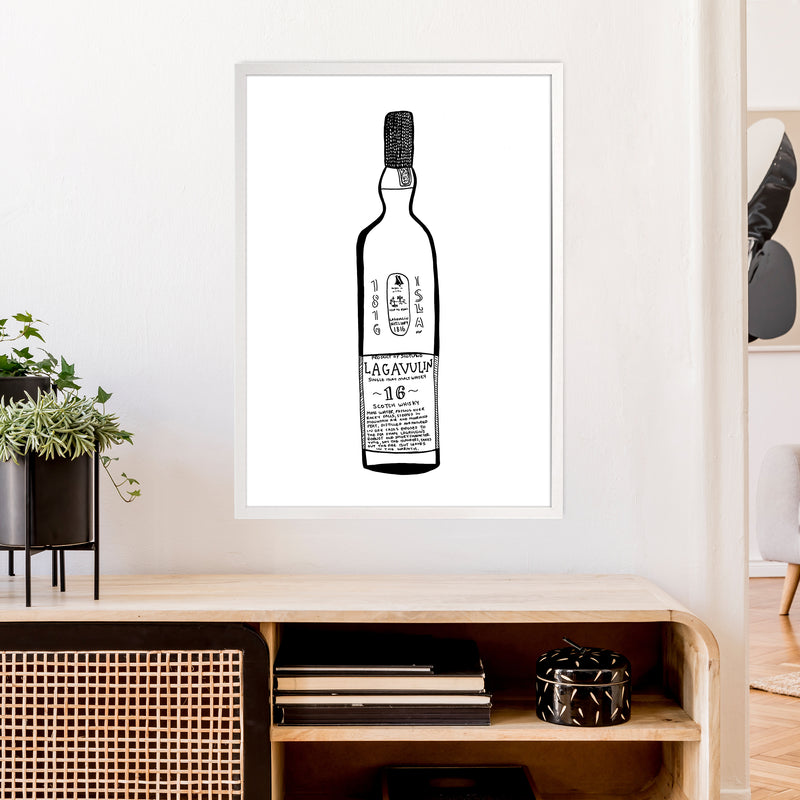 Lagavulin Art Print by Carissa Tanton A1 Oak Frame