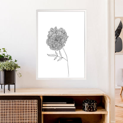 Marigold Art Print by Carissa Tanton A1 Oak Frame