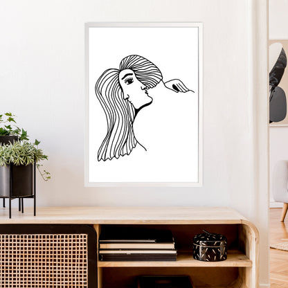 Illusion Art Print by Carissa Tanton A1 Oak Frame