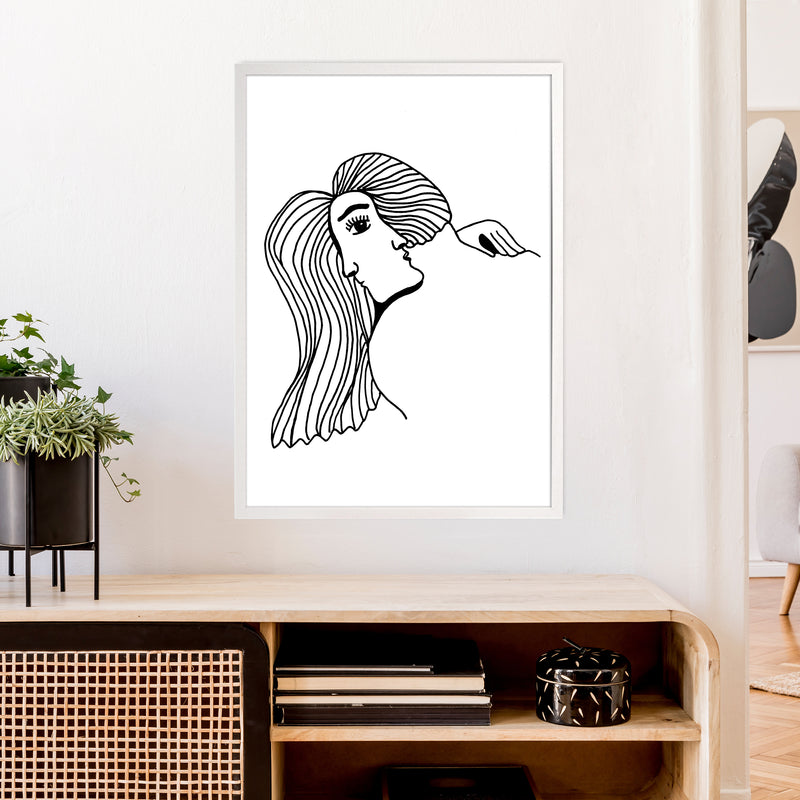 Illusion Art Print by Carissa Tanton A1 Oak Frame