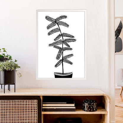 Mimosa Art Print by Carissa Tanton A1 Oak Frame