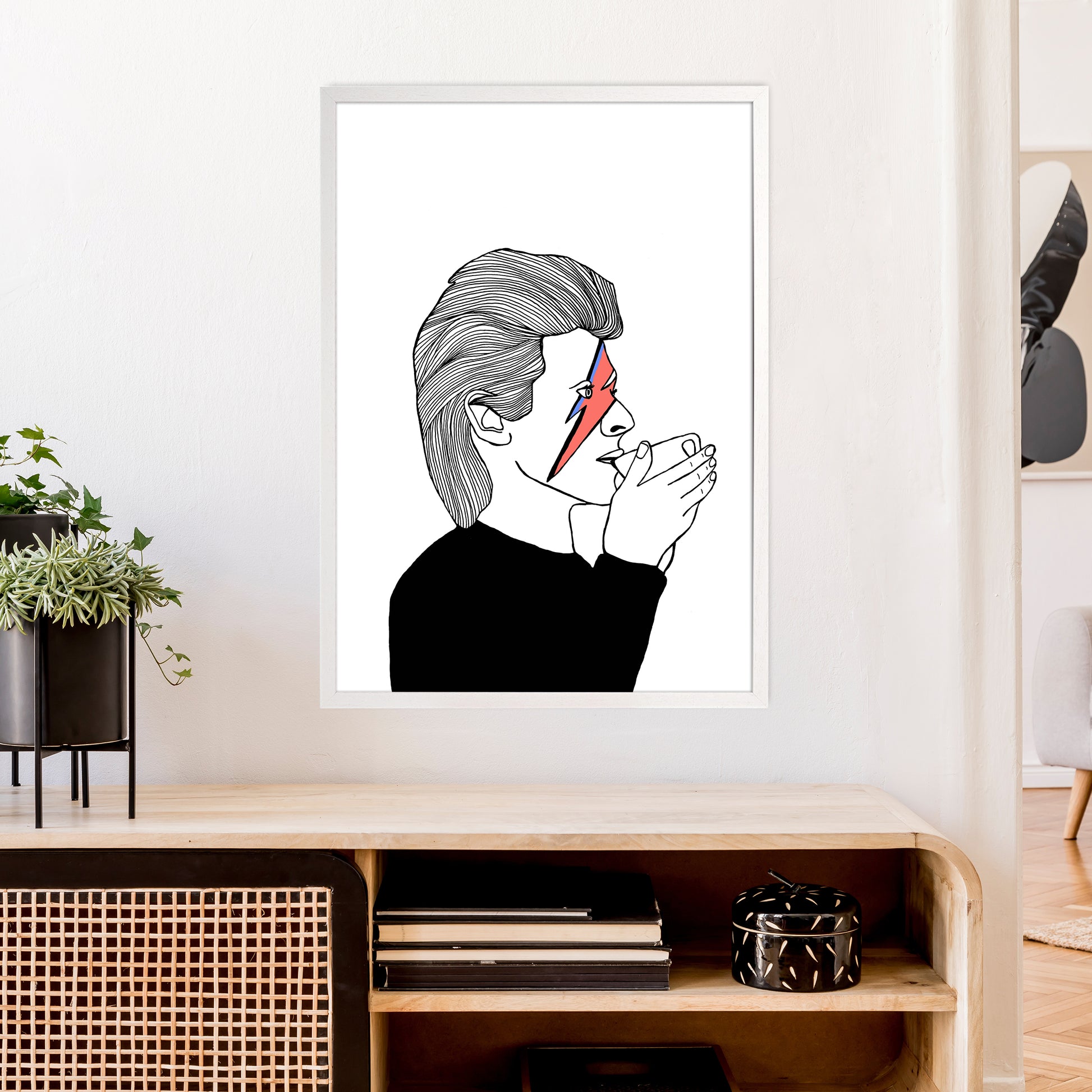 xziggy Art Print by Carissa Tanton A1 Oak Frame