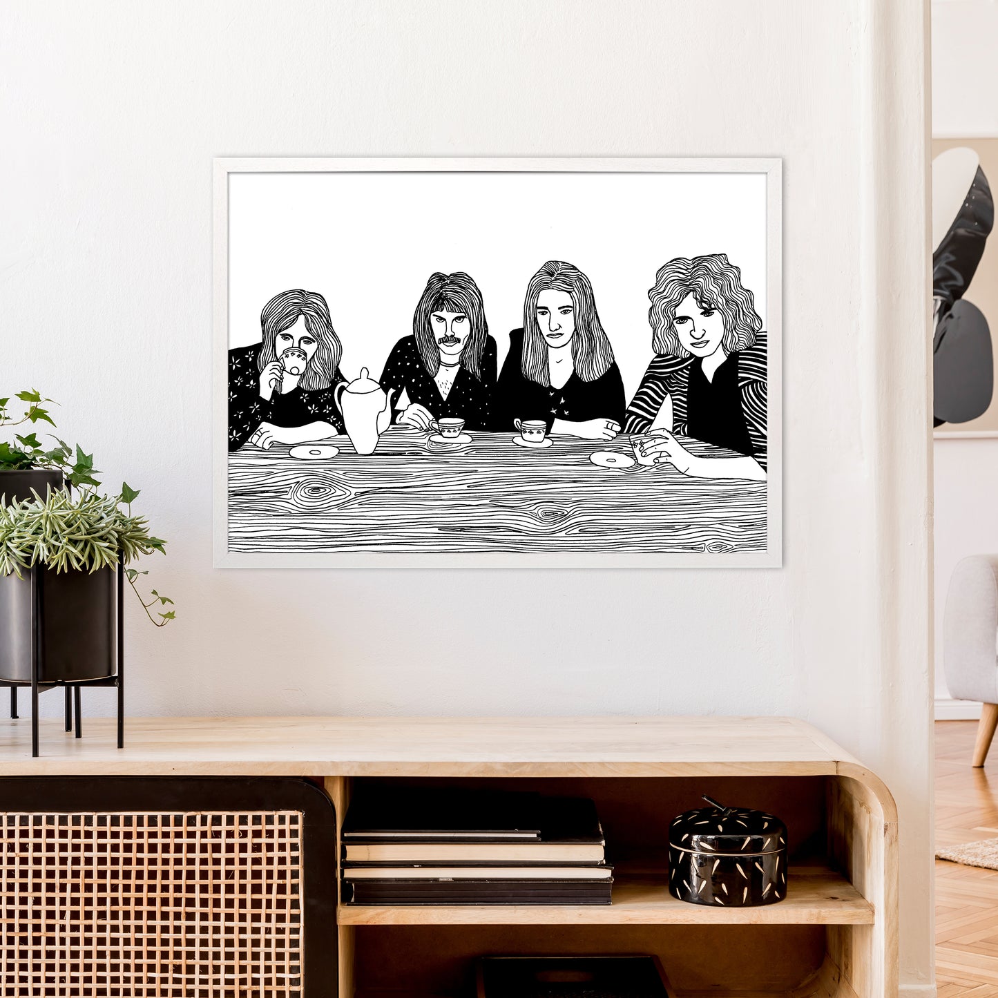 Queen Art Print by Carissa Tanton A1 Oak Frame