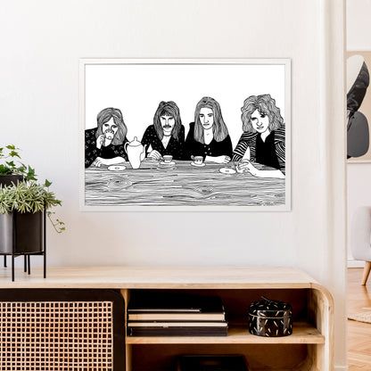 Queen Art Print by Carissa Tanton A1 Oak Frame