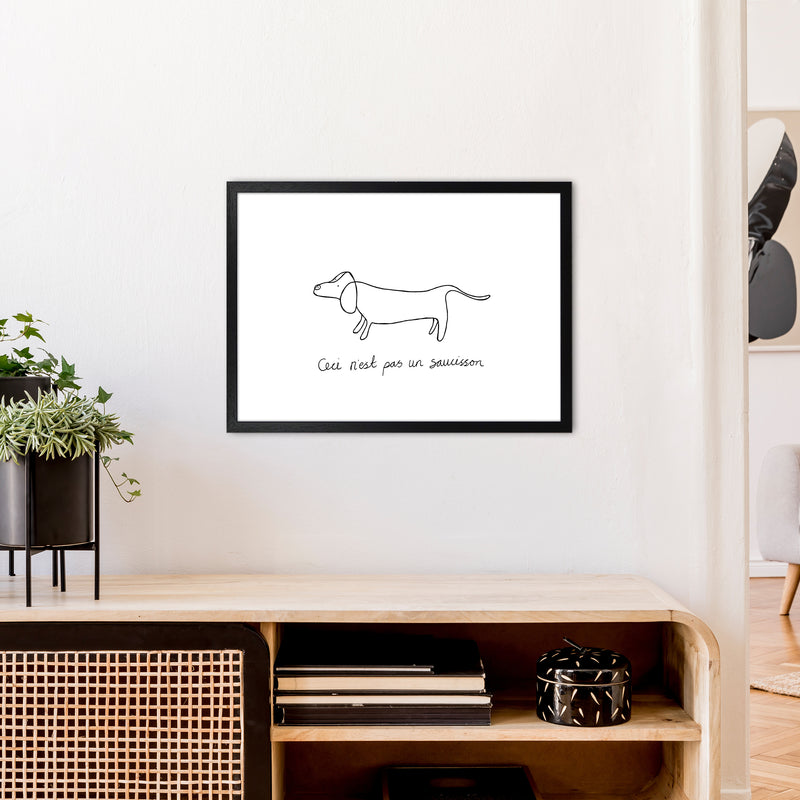 Pasunsaucisson Art Print by Carissa Tanton A2 White Frame