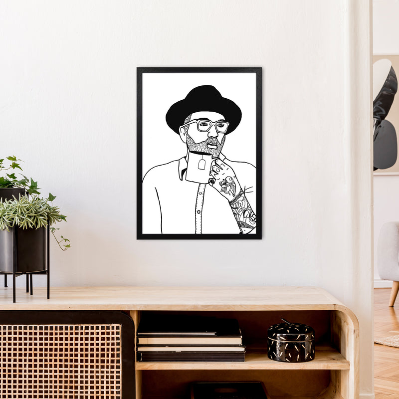 Dallas Green Art Print by Carissa Tanton A2 White Frame