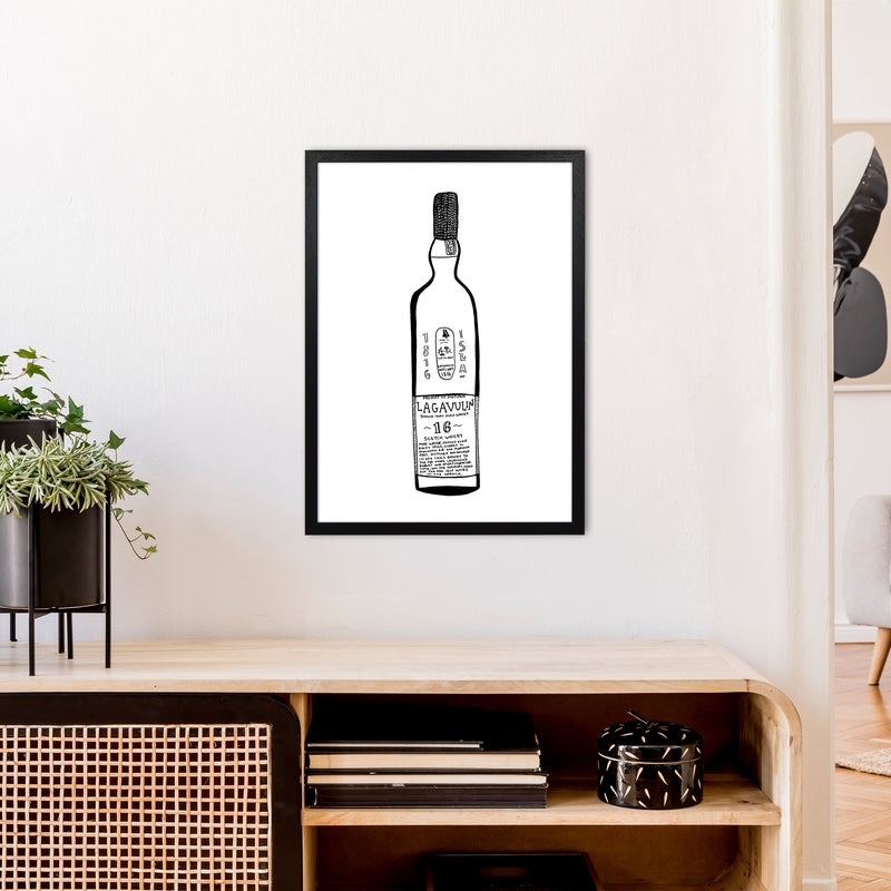 Lagavulin Art Print by Carissa Tanton A2 White Frame