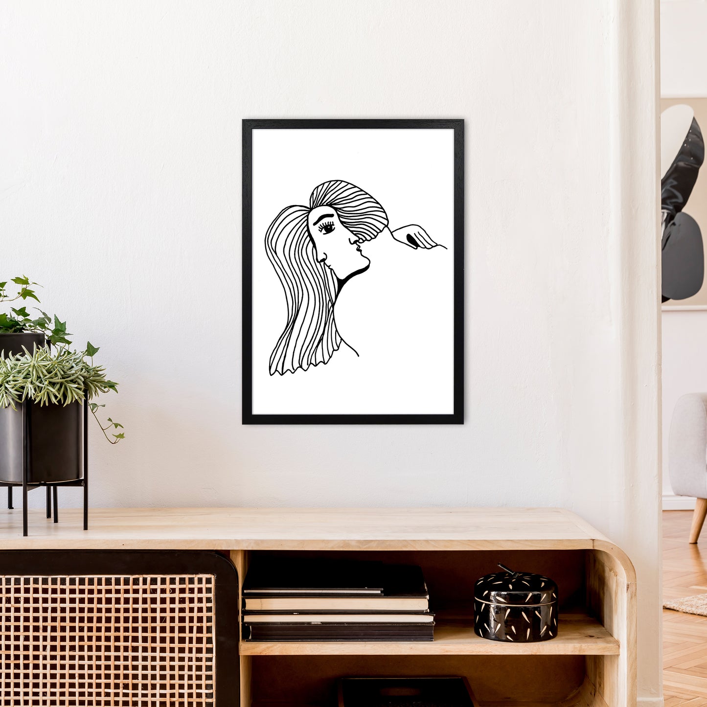 Illusion Art Print by Carissa Tanton A2 White Frame