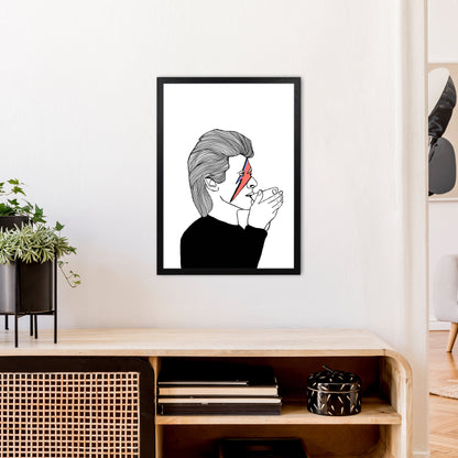 xziggy Art Print by Carissa Tanton A2 White Frame