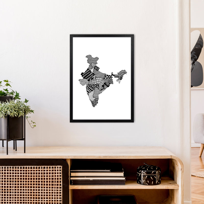 India Art Print by Carissa Tanton A2 White Frame