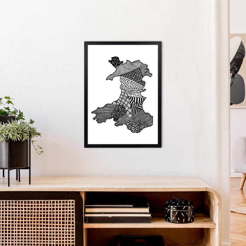 Wales Art Print by Carissa Tanton A2 White Frame