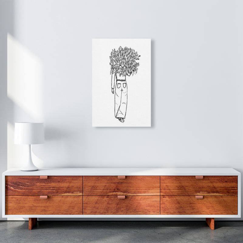 Flower Woman Art Print by Carissa Tanton A2 Canvas
