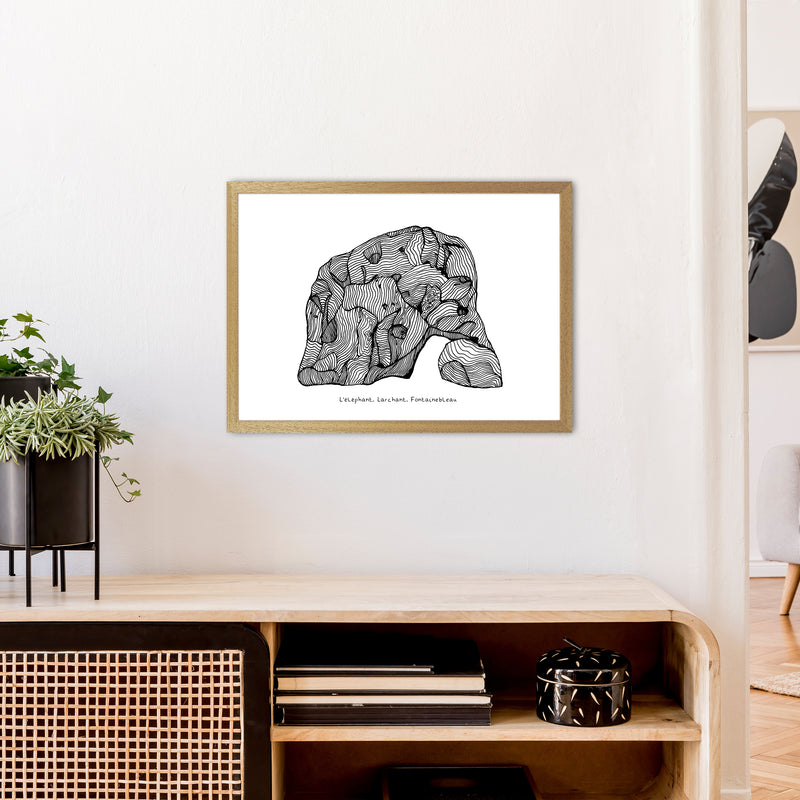 Font Elephant Art Print by Carissa Tanton A2 Print Only