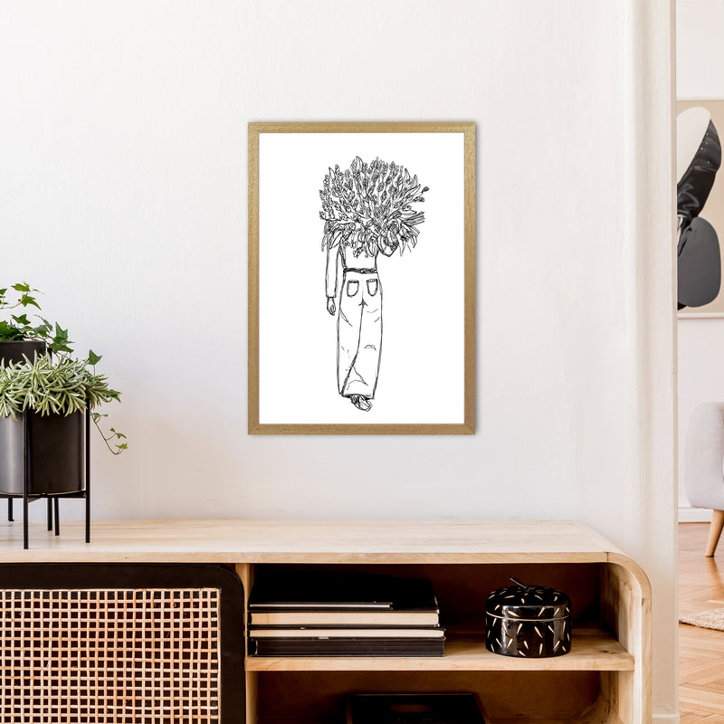 Flower Woman Art Print by Carissa Tanton A2 Print Only