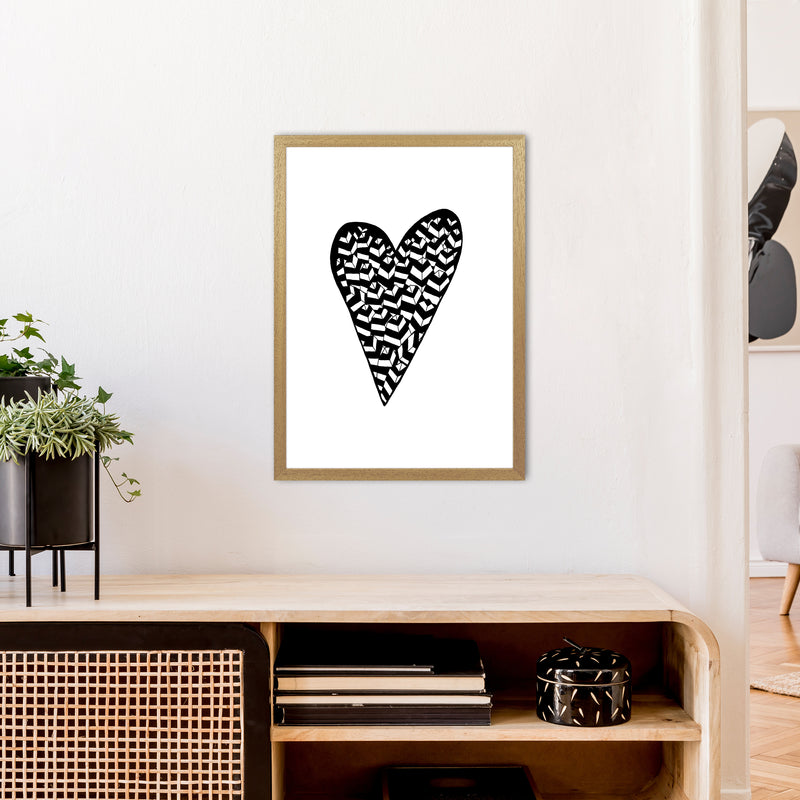 Leaf Heart Art Print by Carissa Tanton A2 Print Only