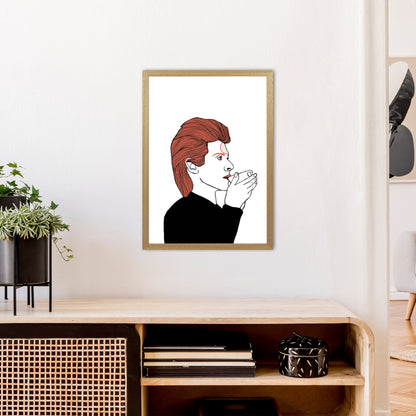 Bowie Tea Art Print by Carissa Tanton A2 Print Only