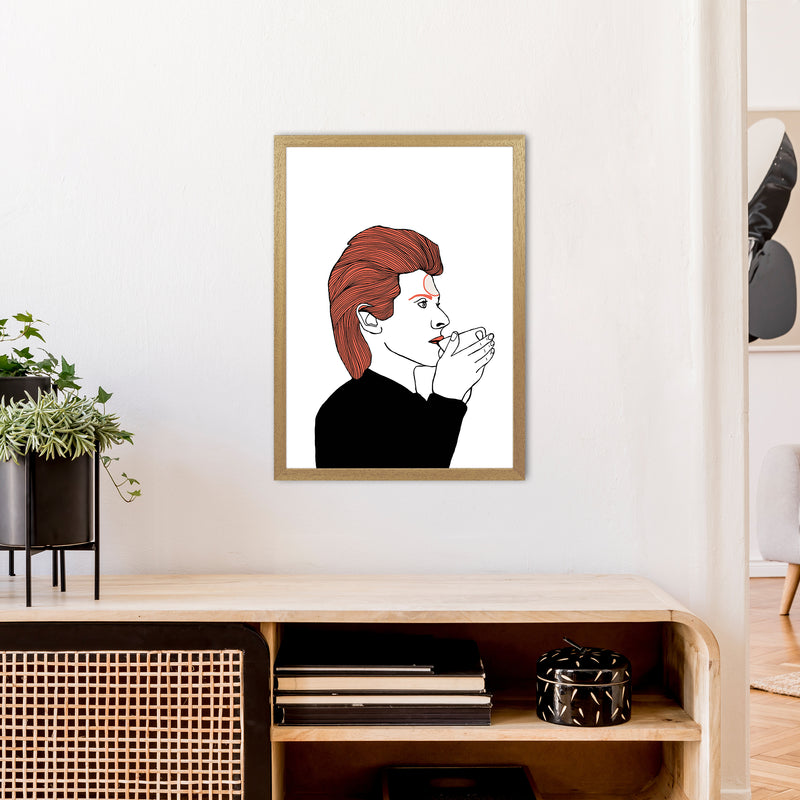 Bowie Tea Art Print by Carissa Tanton A2 Print Only