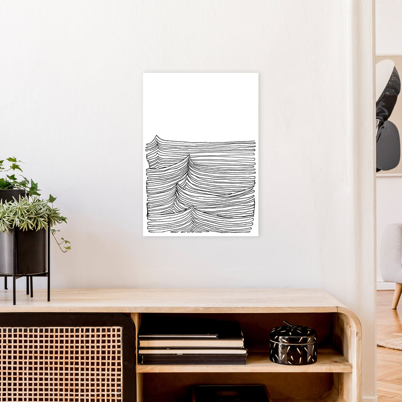 Continuous Sea Art Print by Carissa Tanton A2 Black Frame