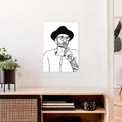 Dallas Green Art Print by Carissa Tanton A2 Black Frame