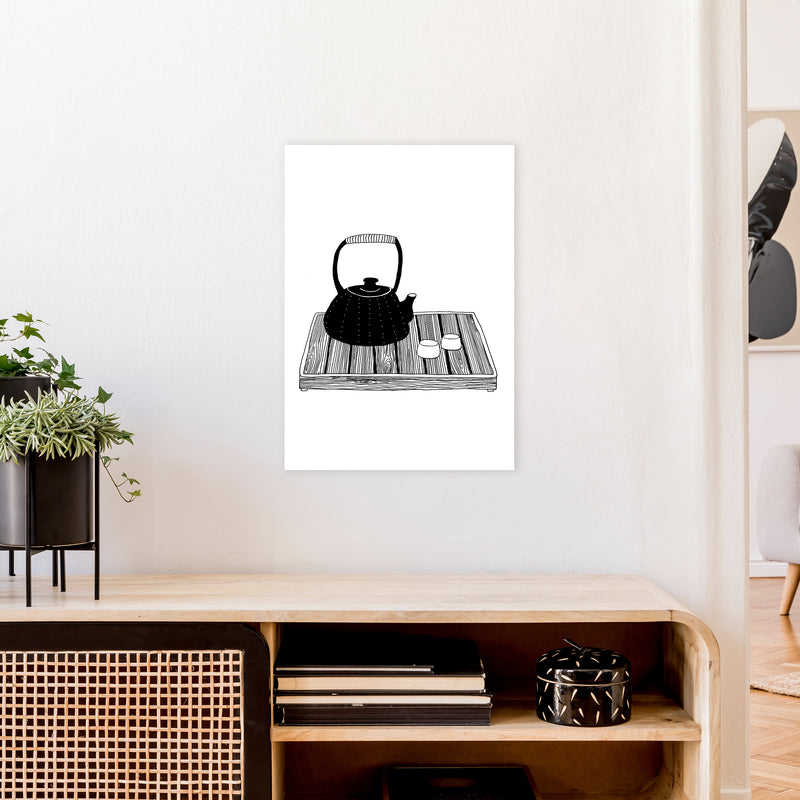 Chinese Tea Art Print by Carissa Tanton A2 Black Frame