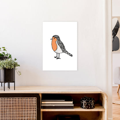 Robin Final Art Print by Carissa Tanton A2 Black Frame