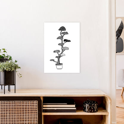 Cloud Tree Art Print by Carissa Tanton A2 Black Frame