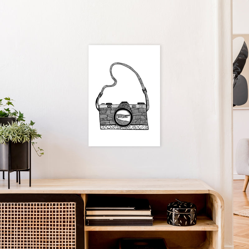 Camera Art Print by Carissa Tanton A2 Black Frame