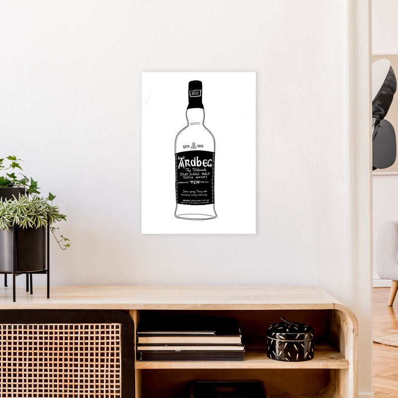 Ardbeg Art Print by Carissa Tanton A2 Black Frame