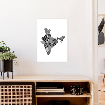 India Art Print by Carissa Tanton A2 Black Frame